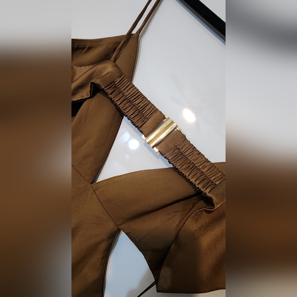014 SIGNIFICANT OTHER JACY DRESS - DARK GOLD SMALL ✨️ - Picture 4 of 13
